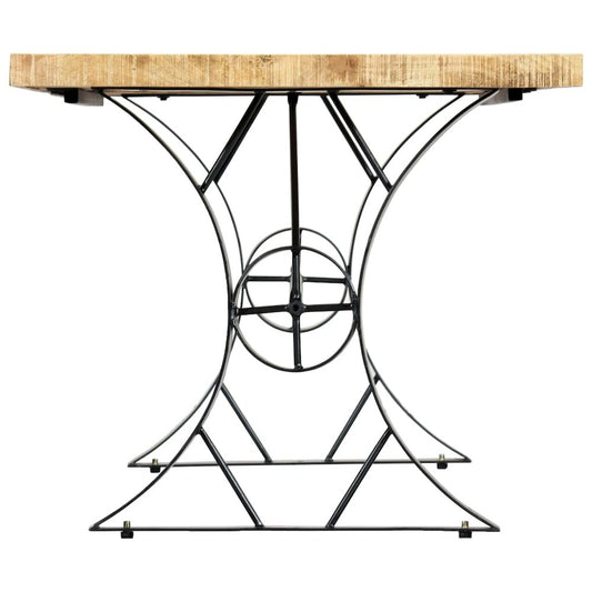 vidaXL Dining Table 70.9"x35.4"x29.9" Solid Mango Wood, 282766