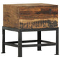 Stool 13.8"x13.8"x15.7" Solid Reclaimed Wood