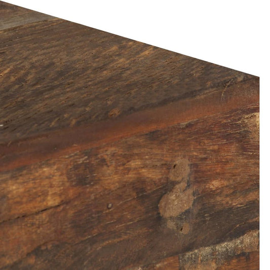 Stool 13.8"x13.8"x15.7" Solid Reclaimed Wood