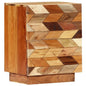 Bedside Cabinet Varied wood tones Solid reclaimed wood Medium