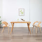 Dining Chairs 2 pcs Cream Bent Wood and Faux Leather