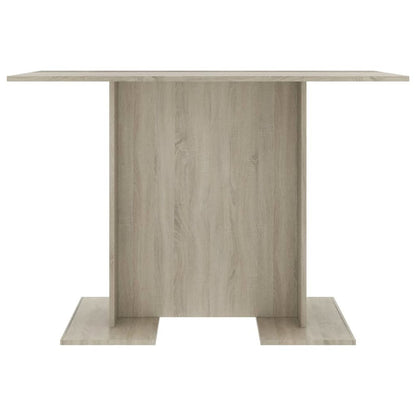 vidaXL Dining Table Sonoma Oak 43.3"x23.6"x29.5" Chipboard, 800246