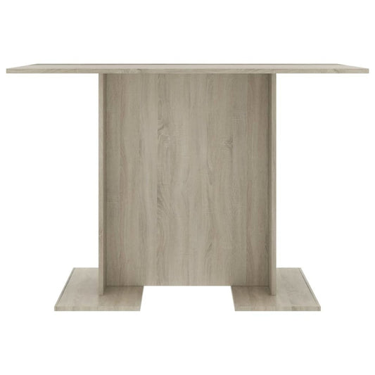 vidaXL Dining Table Sonoma Oak 43.3"x23.6"x29.5" Chipboard, 800246