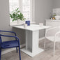 vidaXL Dining Table White 31.5"x31.5"x29.5" Chipboard, 800252