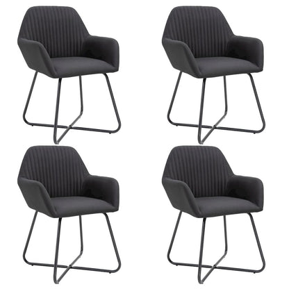 Dining Chair Set of 4 Black