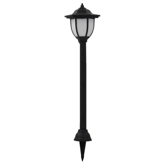 vidaXL Outdoor Solar Lamps 6 pcs LED Black 7138