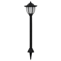 vidaXL Outdoor Solar Lamps 6 pcs LED Black 7138