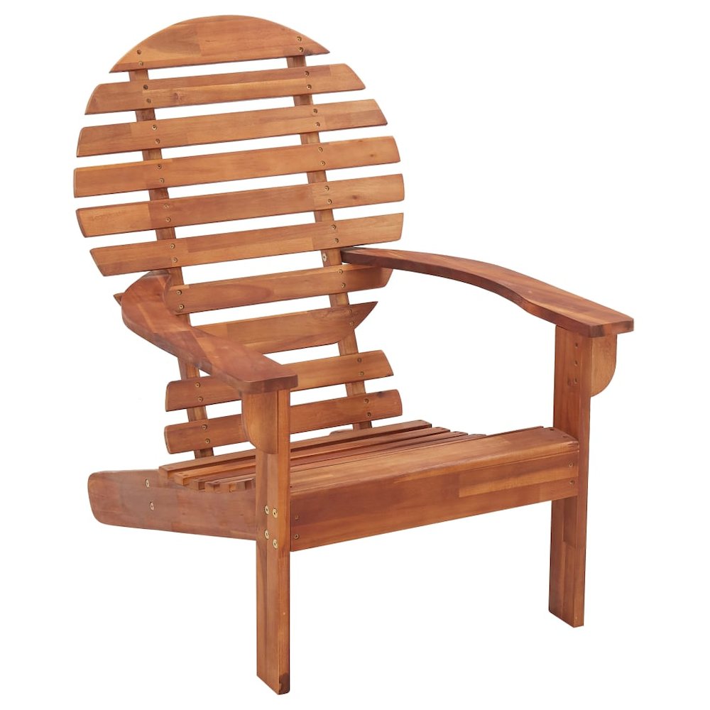 Garden Chair Natural Wood Solid Acacia Wood Standard Sturdy