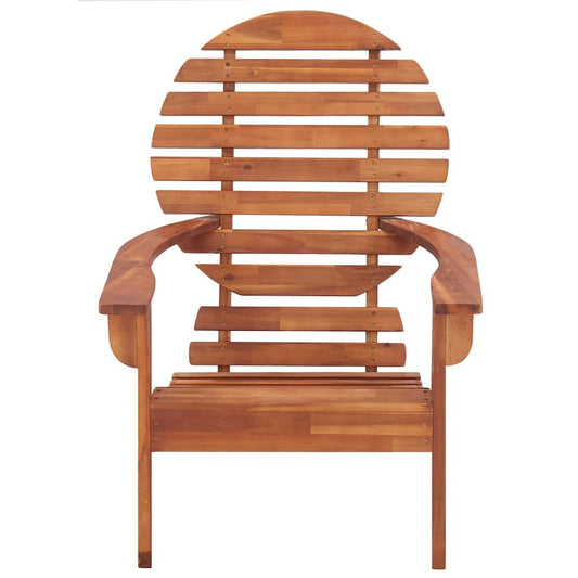 Garden Chair Natural Wood Solid Acacia Wood Standard Sturdy