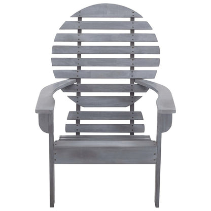 Garden Chair Gray Solid acacia wood Light, easy to move