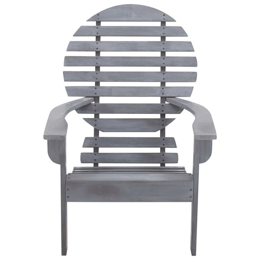 Garden Chair Gray Solid acacia wood Light, easy to move