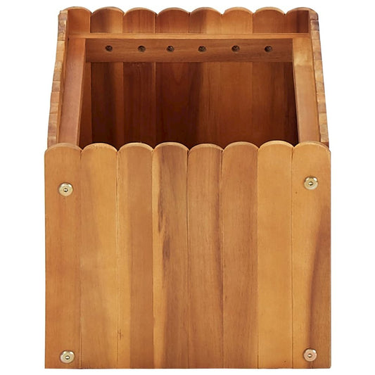 vidaXL Garden Raised Bed 19.6"x11.8"x9.8" Solid Acacia Wood, 45917