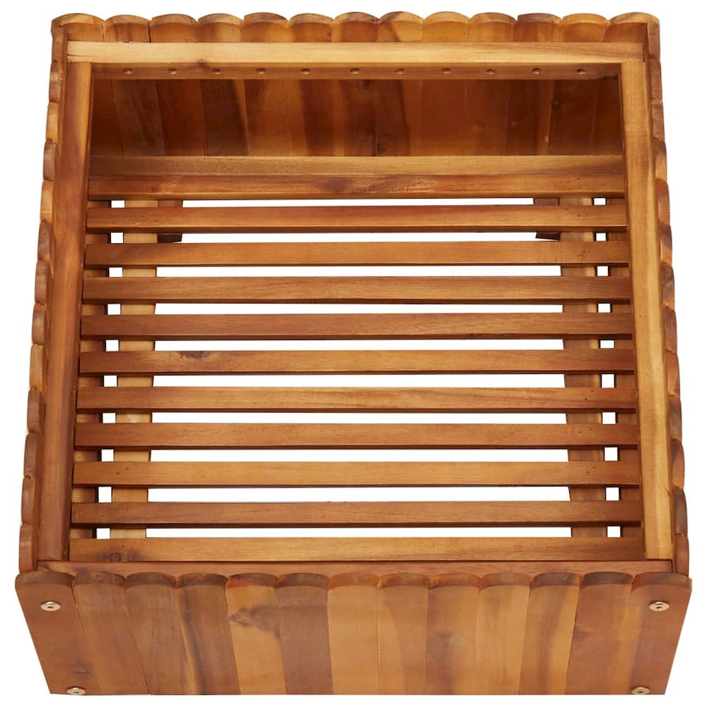 vidaXL Garden Raised Bed 19.6"x19.6"x9.8" Solid Acacia Wood, 45921