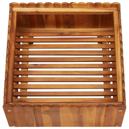 vidaXL Garden Raised Bed 19.6"x19.6"x9.8" Solid Acacia Wood, 45921
