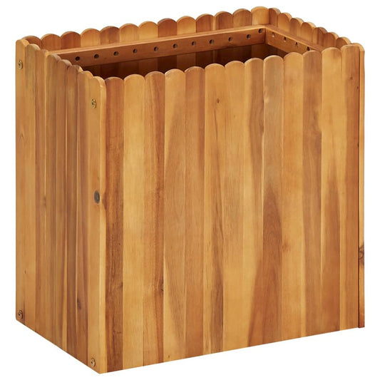 vidaXL Garden Raised Bed 19.6"x11.8"x19.6" Solid Acacia Wood, 45923