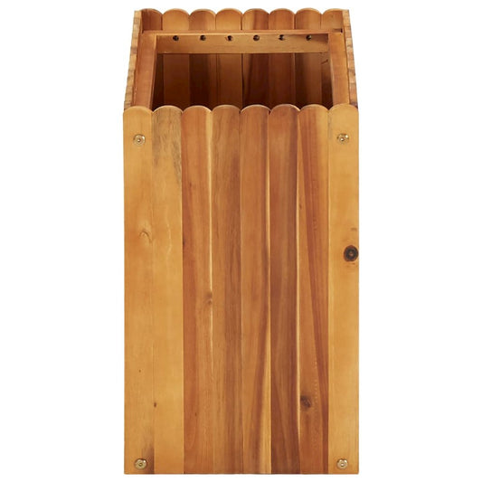 vidaXL Garden Raised Bed 19.6"x11.8"x19.6" Solid Acacia Wood, 45923