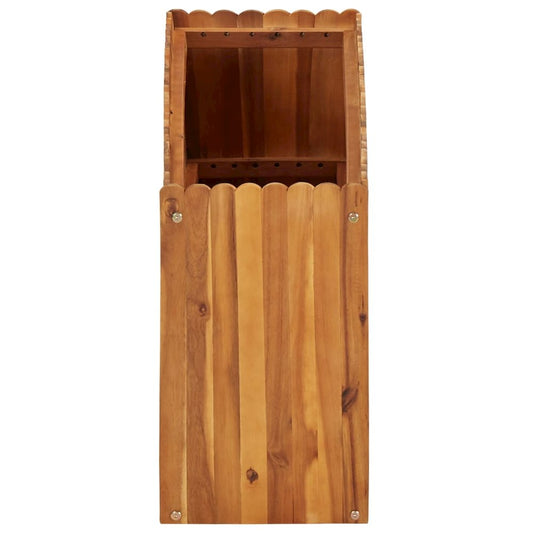 vidaXL Garden Raised Bed 39.3"x11.8"x19.6" Solid Acacia Wood, 45924