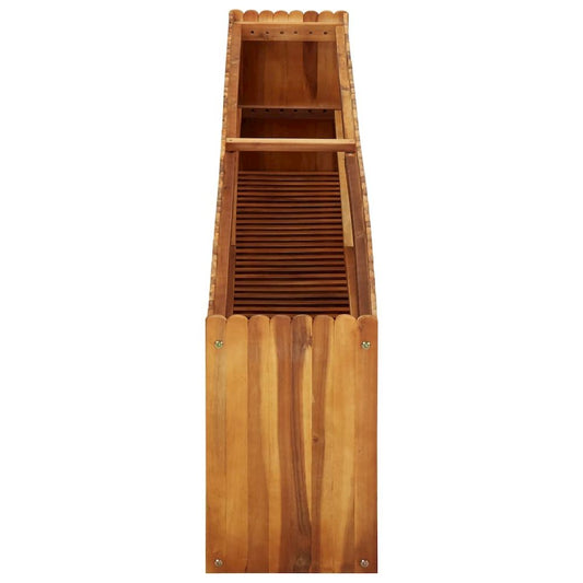 vidaXL Garden Raised Bed 78.7"x11.8"x19.6" Solid Acacia Wood, 45926