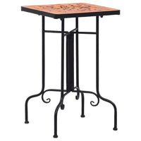 vidaXL Mosaic Side Table Terracotta Ceramic, 46709
