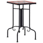 vidaXL Mosaic Side Table Terracotta and White Ceramic, 46712