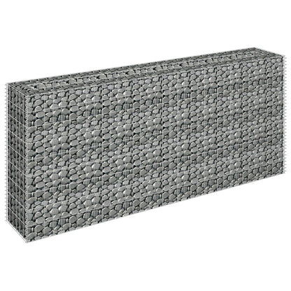 vidaXL Gabion Raised Bed Galvanized Steel 70.9"x11.8"x35.4", 145635