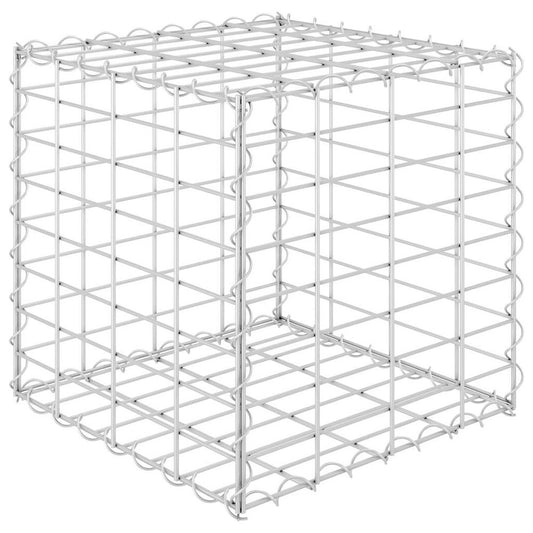 vidaXL Cube Gabion Raised Bed Steel Wire 15.7"x15.7"x15.7", 145649
