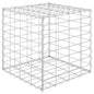 vidaXL Cube Gabion Raised Bed Steel Wire 15.7"x15.7"x15.7", 145649