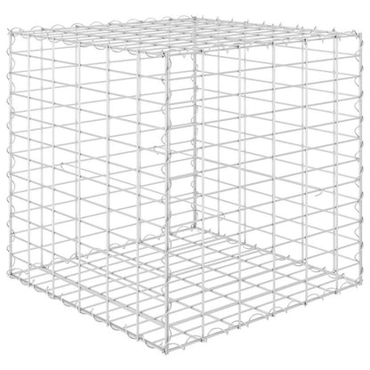 vidaXL Cube Gabion Raised Bed Steel Wire 23.6"x23.6"x23.6", 145651