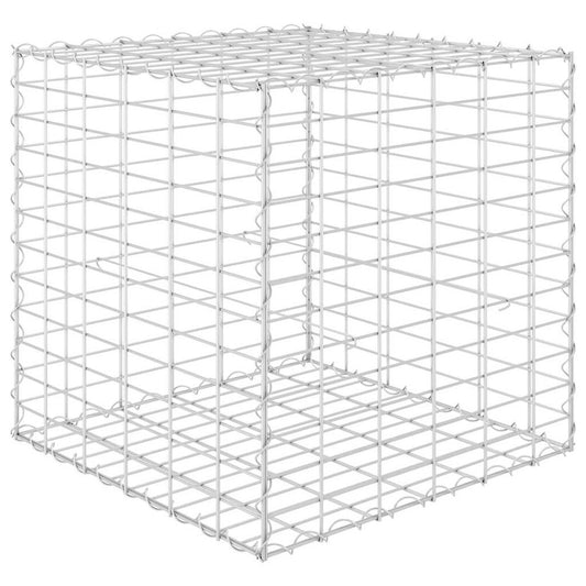 vidaXL Cube Gabion Raised Bed Steel Wire 23.6"x23.6"x23.6", 145651