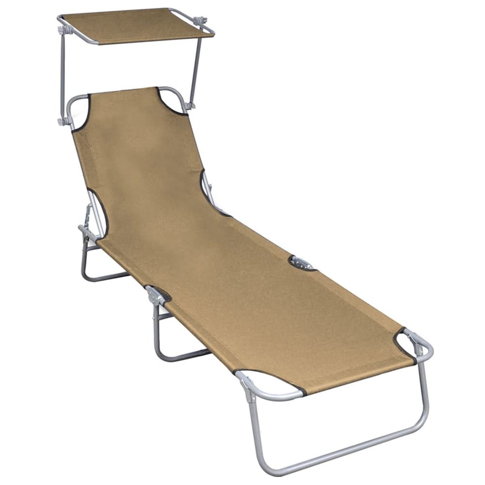 Sunlounger Taupe