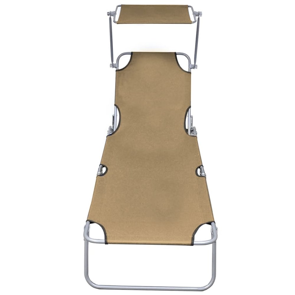 Sunlounger Taupe
