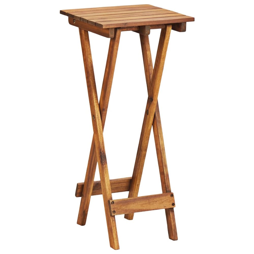 vidaXL Plant Stand 11.8"x11.8"x26.4" Solid Acacia Wood, 46559