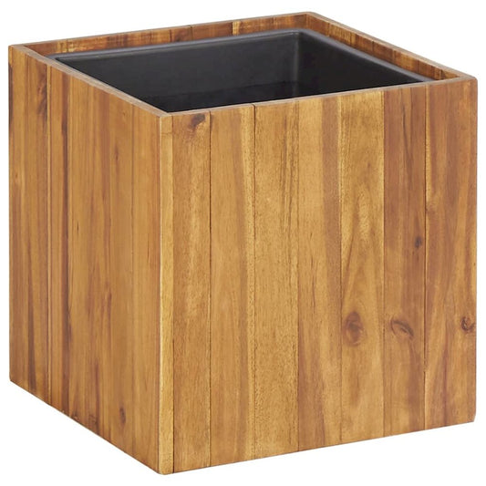 vidaXL Garden Raised Bed Pot 13.2"x13.2"x13.2" Solid Acacia Wood, 46568