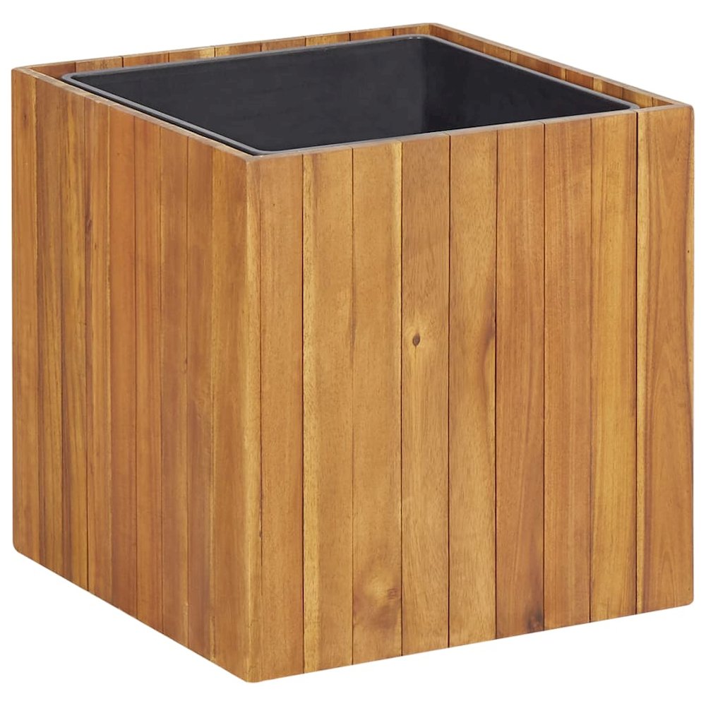 vidaXL Garden Raised Bed Pot 17.1"x17.1"x17.3" Solid Acacia Wood, 46569
