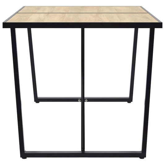 vidaXL Dining Table Oak 63"x31.5"x29.5" MDF, 281562