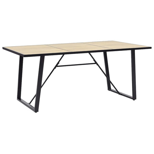 vidaXL Dining Table Oak 78.7"x39.4"x29.5" MDF, 281564
