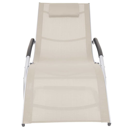 Sun Lounger Cream, Grey