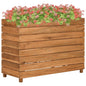vidaXL Raised Bed 39.4"x15.7"x28.3" Recycled Teak and Steel 7428