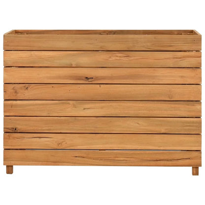 vidaXL Raised Bed 39.4"x15.7"x28.3" Recycled Teak and Steel 7428