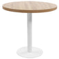 Bistro Table Light Brown 31.5" MDF