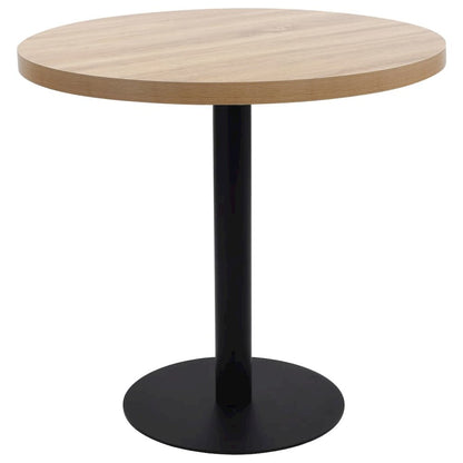 Bistro Table Light Brown 31.5" MDF