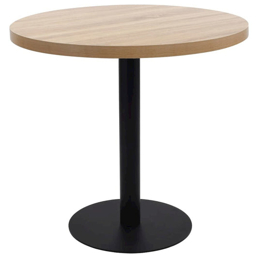 Bistro Table Light Brown 31.5" MDF