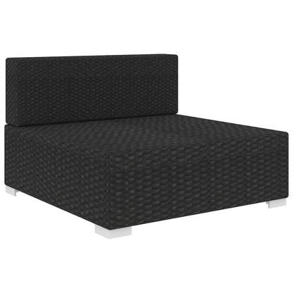 Middle Seat Black and cream white