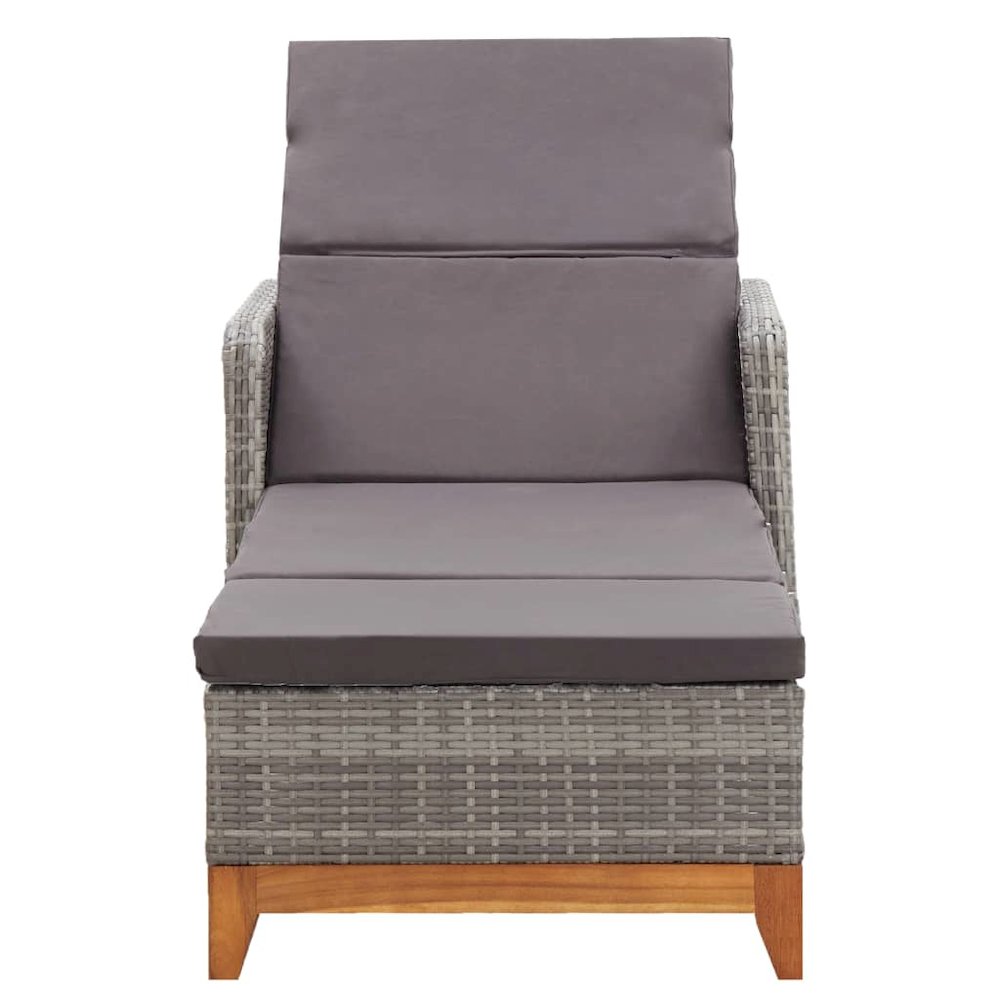 Sun Lounger Grey