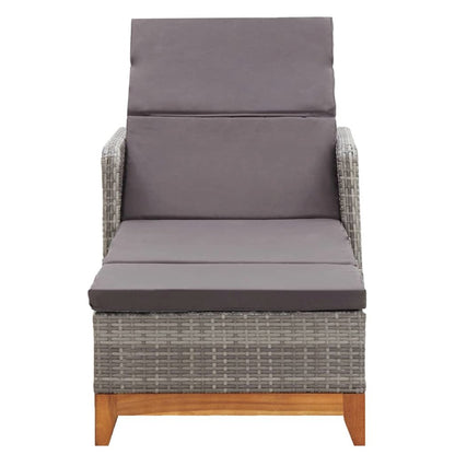 Sun Lounger Grey