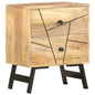 Bedside Cabinet Golden Brown Solid Mango Wood 15.7x11.8x19.7 in