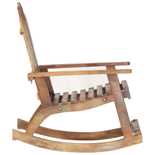 vidaXL Garden Rocking Chair Solid Reclaimed Wood 5882