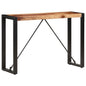 vidaXL Console Table 43.3"x13.8"x29.9" Solid Sheesham Wood