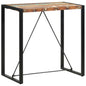 vidaXL Bar Table 43.3"x23.6"x43.3" Solid Reclaimed Wood