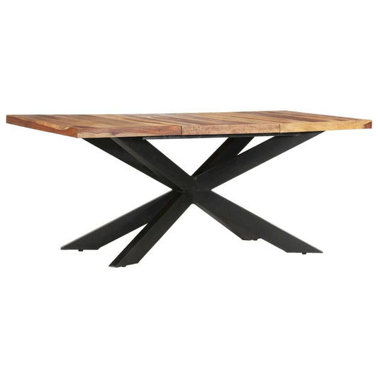 Dining Table 70.9"x35.4"x29.9" Solid Sheesham Wood